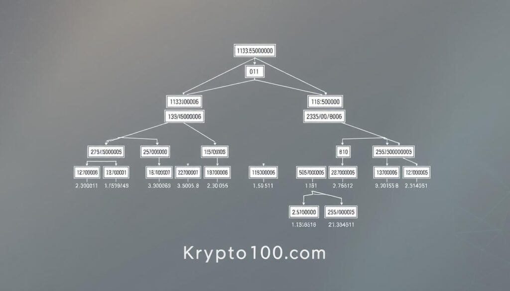 Merkle tree structure