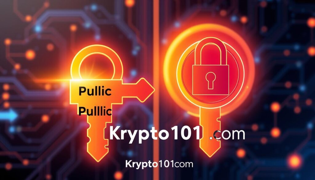 public and private keys