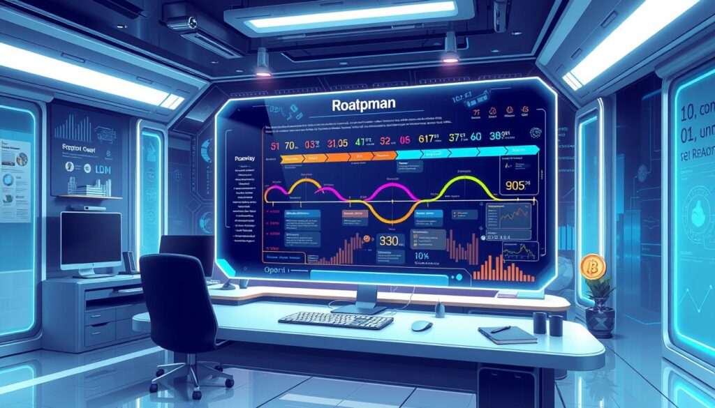 reviewing cryptocurrency project roadmap and milestones